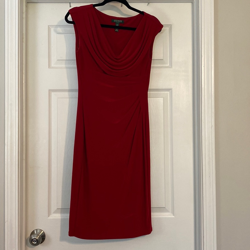 Red Ralph Lauren dress